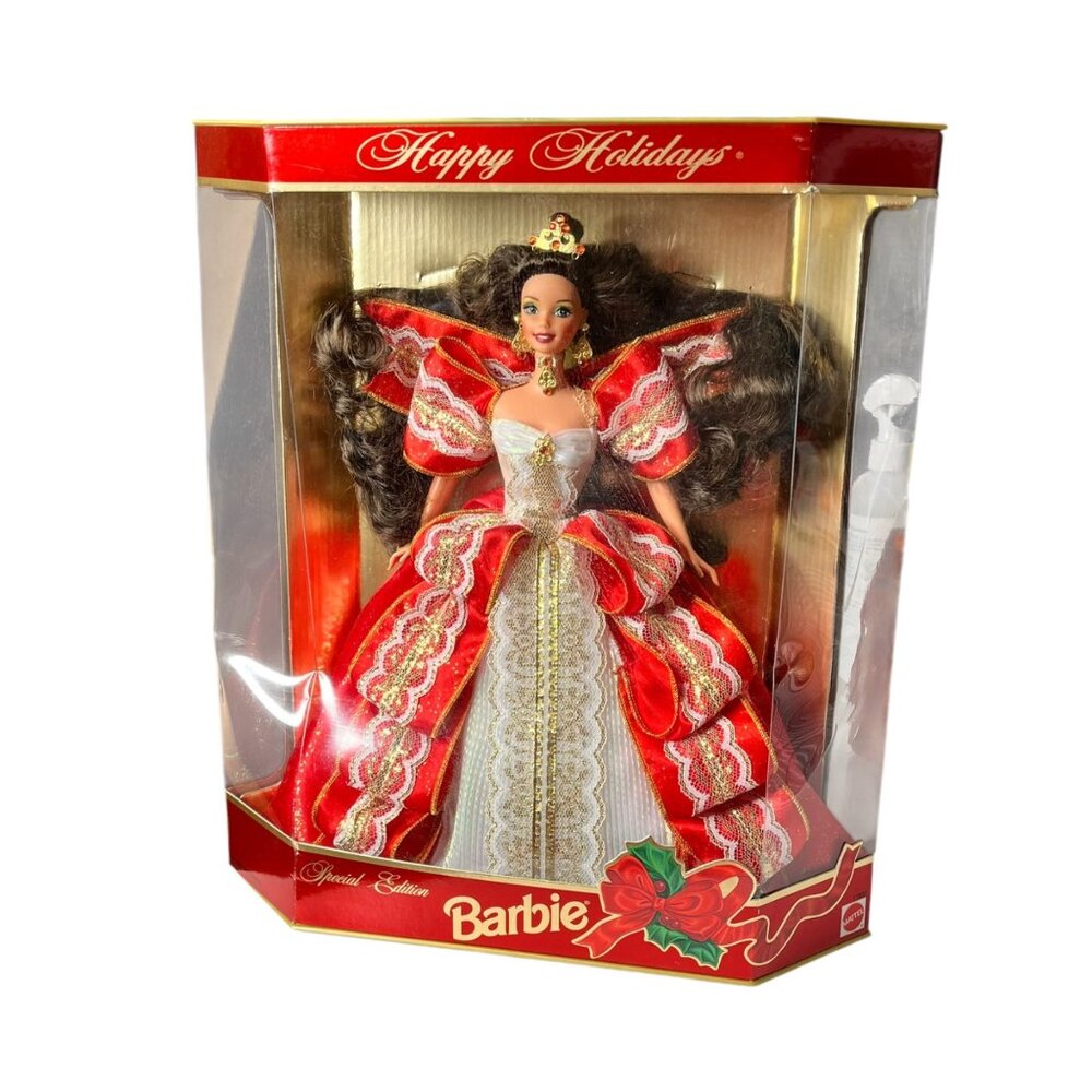1997 Happy Holidays Special Edition Barbie Doll Mattel 17832 New box damage
